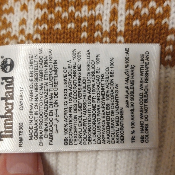 NWT Timberland Buffalo Plaid Scarf - Picture 7 of 9